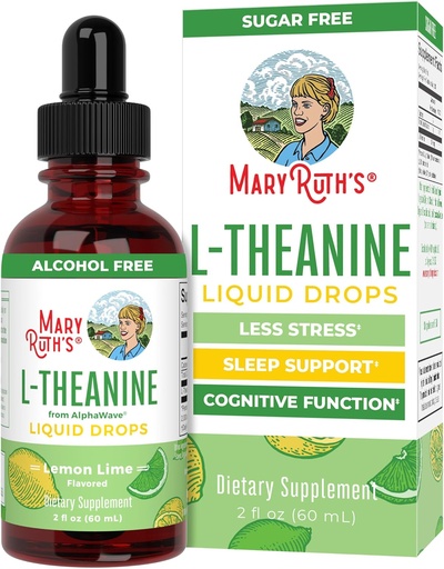 [BRSW2CYCAQCGGFYY] MaryRuth 's L Theanine 200mg Liquid Drops ® 124; Mood Support for Adult & Kids ® 124; Focus Addition ® 124; Natural Miego Support ® 124; Vegan ® 124; Non- GMO ® 124; Gluten Free 124; 30 Paslaugos