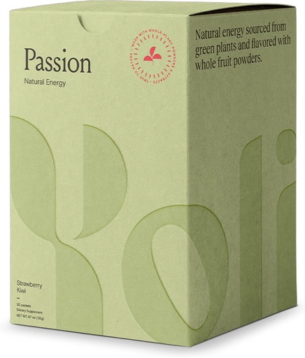 [BRSWGYL7BUJWOEL5] Yoli® Passion Energy Drink Powder Mix - Natural Energy Drink Mix for Endurance and Stamina, 30 Packets - Strawberry Kiwi Flavor