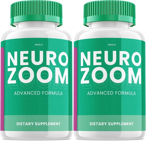 [BRSROBATDMFBQ3LA] (2 Pakke) Neuro Zoom Brain Boost Supplement, Neuro Zoom Advanced Minne Support Formula, Neuro Zoom Pills Nootropic å redusere Hjernefoge, Neuro Zoom til Boost Memory, NeuroZoom anmeldelser (120 Kapsler)