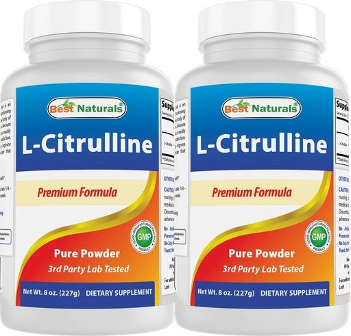 [BRSW2AYNOYAR4DLH] Best Naturals L-Citrulline Powder 8 OZ (8 OZ (Pack of 2))