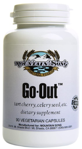 [BRSWI2TRBEMQKFTY] Go Out Relief Joint Formula and Uric Acid Support with Tart Cherry Concentrate, Black Cherry Extract 20:1, Celery Seed Extract and Turmeric Root. Helps You Get Out and About. It Works!