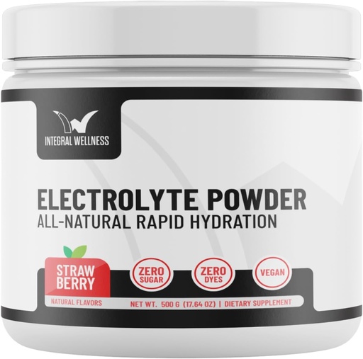 [BRSRAFQEB55QGGT5] Natural Electrolyte Powder | Salt Based, Real Fruit Juice! No Artificial Ingredients, 3rd Party Tested | 40 Servings
