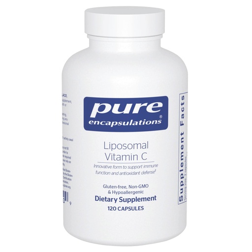 [BRSROA37AUMAGGTB] Pure Encapsulations Liposomal Vitamin C - Immune Support Supplement* - Antioxidant Nourishment - Daily Vitamin - Non-GMO & Gluten Free - 120 Capsules