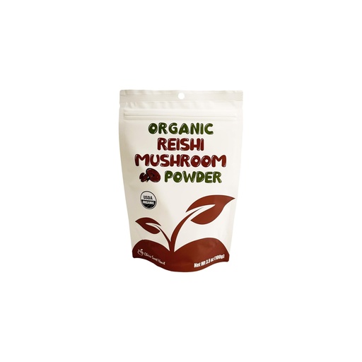 [BRSWGBA2PNYRUF3F] Cherie Sweet Heart Organic Reishi Mushroom Powder, 3.5 Oz, Immune Boosting, Coffee Enhancer (Packaging May Vary)
