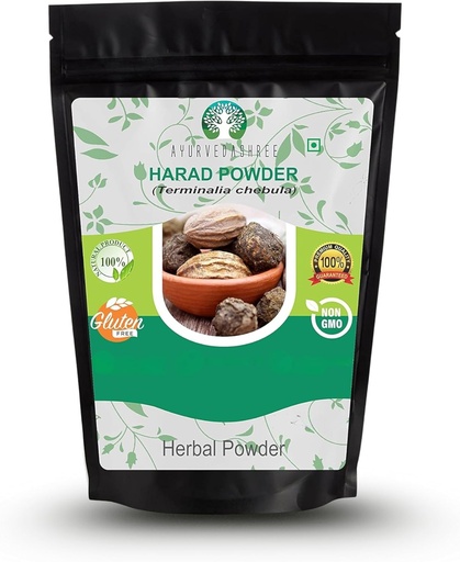 [BRSW2ZQNAF7GM3LL] Haritaki Порошок 200 Gm I Terminalia Chebula Порошок I Ayurvedic Herb для детоксикації та омолодження для Vata I Vata Kapha та Pitta BalancerI Non GMO I Gluten Free I GMP Cerfitied
