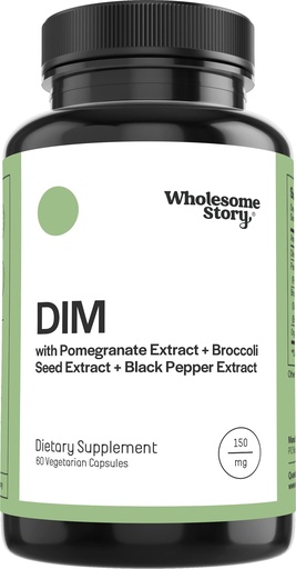 [BRSW2BAEPMBRMCAV] DIM Supplement Women | DIM SGS | Pomegranate, Broccoli and Black Pepper Blend | Estrogen & Hormone Balance for Women | Cell and Tissue Health | 60-Day Supply | Clean Label Project Certified
