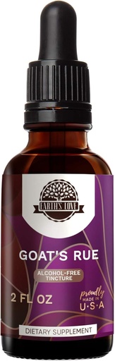 [BRSWGZLROV4BOH33] Earth's Love - Goats Rue Alcohol-Free Herbal Extract Tincture, Super-Concentrated Goats Rue (Galega officinalis) Torkade Herb (2 Fl Oz)