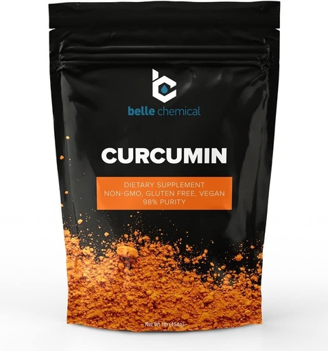 [BRSWGFAOAUHAAHTZ] 98% Pure Curcumin Powder (98% Curcuminoids) (1 Pound)