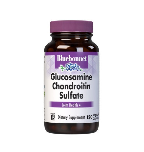 [BRSWIYT3PMDB6HD2] Bluebonnet Glucosamine Chondroitin Sulfate Supplement, 120 Count | Third-party tested for purity and potency; manufactured in the USA