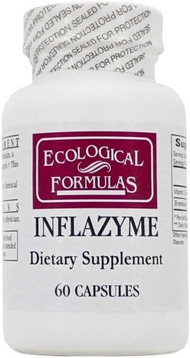 [BRSWIFQEAQPQMDTU] Ecological Formulas Inflazyme, White, 60 Count