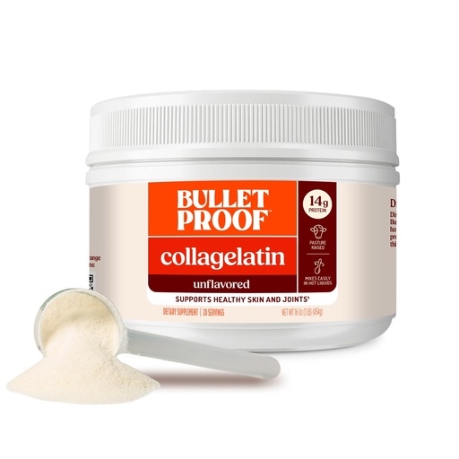 [BRSWICQLOICRWD3C] Bulletproof CollaGelatin, Gelatin Enhanced with Collagen Protein, Perfect for The Keto and Paleo Diet Recipes (16 Ounces)