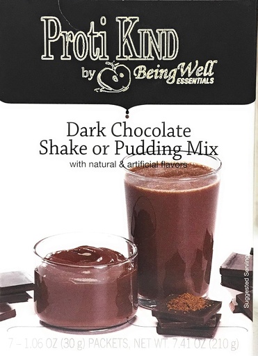 [BRSWG2YBCJ7BUD3P] Proti Kind High Protein Diet Shake & Pudding - Low Calorie - Matala sokeri - Matalat karbs (7 annosta) (Dark Chocolate)