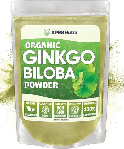 [BRSW2YI3BYCQA2YU] XPRS Nutra Organic Ginko Billaba Academy - Gingko Billaba Supplement for Codition – Trimanly Ginkoba Billaba Originic - immuniity Bussing Ginko Billaba Aider (8 Oz).
