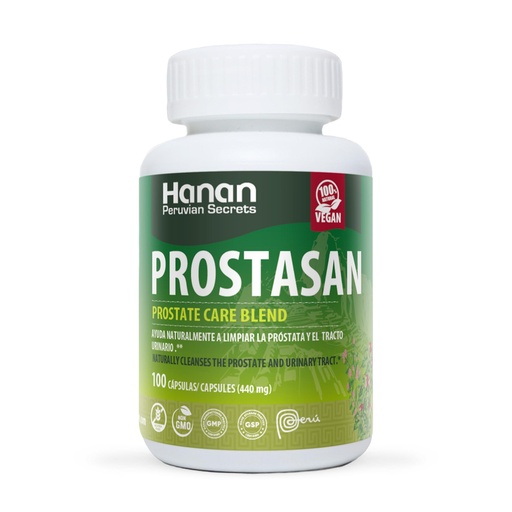 [BRSWYAYHOAFGKCTH] Hanan Prostasan Prostate Care Blend | 100 Capsules | Naturally Aids in Cleansing The Prostate and Urinary Tract