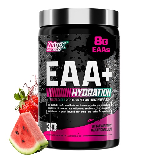 [BRSW2EA6OV5WMHIU] Nutrex Research EAA Hydration | EAAs + BCAA Powder | Muscle Recovery, Strength, Muscle Building, Endurance | 8G Essential Amino Acids + Electrolytes | Strawberry Watermelon 30 Serving