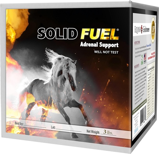 [BRSW2ZYQOUPRYCIY] SOLID FUEL - Performance Horse Supplement - Vitamins, Minerals & Amino Acids for Adrenal Support & Endurance