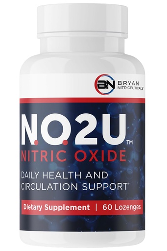 [BRSRAYI2BYGRQC3K] Bryan NITRICEUTICALS - Natural Nitric Oxide Supplements for Men & Women - Promotes Blood Circulation, Oxygen & Nutrient Delivery, Daily Wellness Support - No Gluten or Dairy - 60 Vegan Lozenges