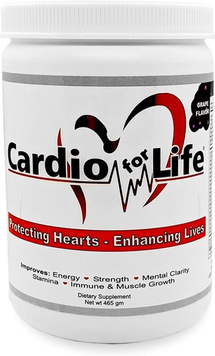 [BRSWIZQOAYHRSFA7] CardioForLife - 16 oz. Powder w/ AstraGin - Grape Flavor