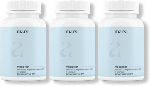 [BRSRAYAHDMPRGDY2] mars by GHC Maca Root Capsules 180 Capsules (Pack of 3)
