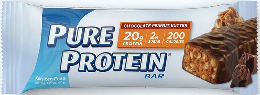 [BRSWGEI7BV6RAE35] PURE PROTEIN Pure Protein Bar, 6 (50 g) Bars, Chocolate Peanut Butter
