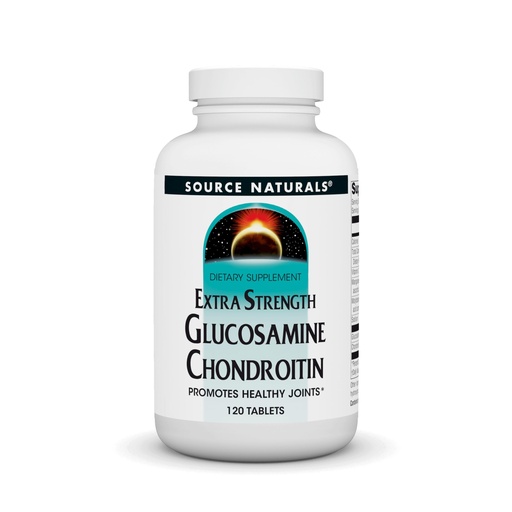 [BRSWIY3QB4IRGCLG] Source Naturals Extra Strength Glucosamine Chondroitin,Promotes Healthy Joints* - 120 Tablets