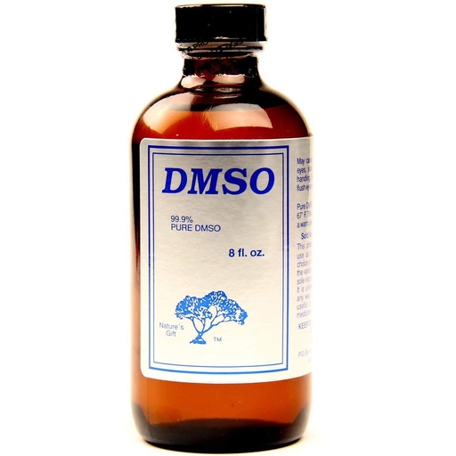 [BRSWYHTYOQARQ2TJ] Nature's Gift 99.9% DMSO Liquid - Glass Bottle 8 Fl Oz