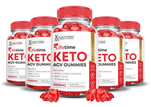 [BRSRMAALA55R62DF] (5 Pack) Lifetime Keto ACV Gummies Advanced Formula 1000MG Lifetime Keto Gummies Apple Cider Vinegar Formulated with Pomegranate Beet Juice Powder B12 Vegan Non GMO 300 Gummys