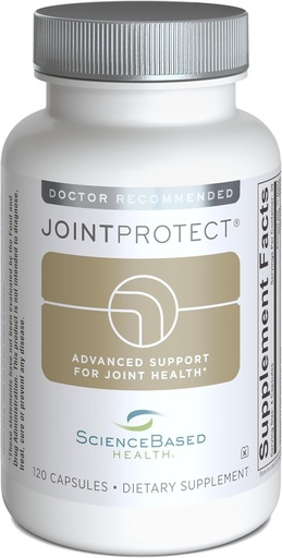 [BRSWIYI4BUAR223A] JointProtect – Glucosamine Sulfate, Boswellia (30% AKBA), Longvida Curcumin, FruiteX-B 및 비타민 C와 고급 공동 지원 – 편안함, 유연성 및 연골 건강 – 120 캡슐
