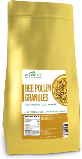 [BRSWYY34DIHWGYI6] Alovitox Bail Pollen Grayles | 100% Foot Foods packed with Antooxidants, Proteins, Meinals, Carbohyridss | retricy & Reccess Resourse | เวก้า, Gluten-frees