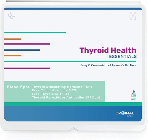 [BRSWYGL3CEFAOEIZ] Optimal Thyroid - at Home Thyroid Function Test Kit for Women and Men