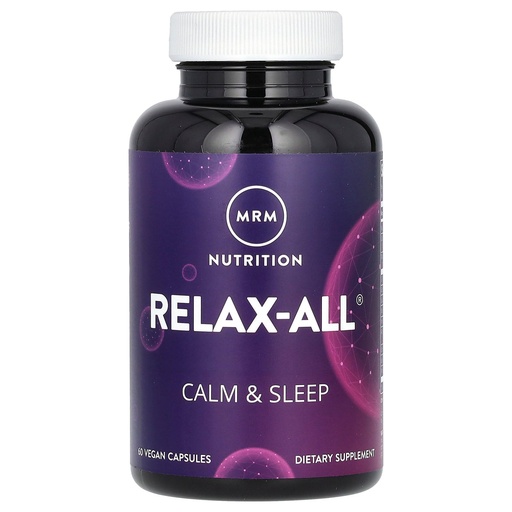 [BRSWKHY4B4HWKYDF] MRM Relax-All Dietary Supplement - Stress Support for Women & Men, with GABA, L-Theanine & Magnesium, Promotes Mental Balance & Muscle Relaxation, Vegan, Gluten-Free - 15 Servings