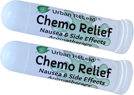 [BRSROED5CFYAKDTF] Urban ReLeaf Set of 2 Chemo Relief & Side Effects Aromatherapy Inhalers! 100% Natural Essential Oils, Made Fresh in USA