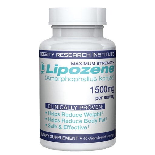 [BRSWIFIQOMDQCGY3] Lipozene Diet Pills - Weight Loss Supplement - Appetite Suppressant- 1 Bottle of 60 Capsules for 30 Servings- No Caffeine