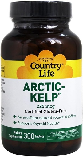 [BRSWIZQOCR5RW2Y5] Country Life Artic Kelp 300 Tablets
