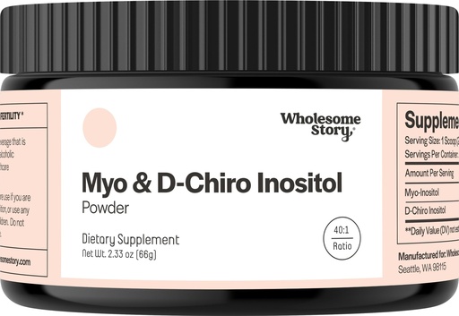 [BRSWGAQ7OUJRUDYZ] Myo-Inositol & D-Chiro Inositol Supplement Powder for Women | Hormonal Balance & Healthy Ovarian Function Support | Vitamin B8 | Great Alternative to Capsules | 40:1 Ratio | 30 Servings