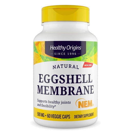 [BRSWIFA2PNYBAEI5] Healthy Origins NEM Eggshell Membrane 500 mg, 60 Veggie Capsules - Clinically Studied, USA Sourced - Fast-Acting Supplement for Joint Comfort, Flexibility & Mobility - 2 Month Supply
