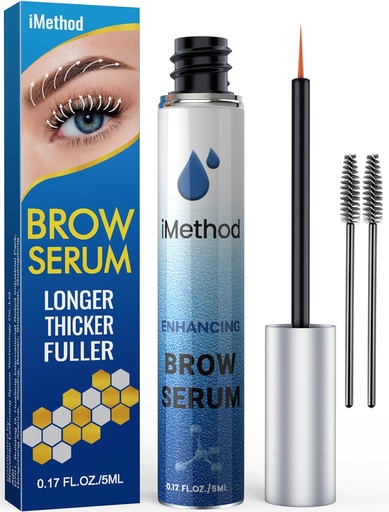 [BRSRAZ35OIAQYF3V] iMethod Eyebrow Growth Serum - Eyebrow Serum to Grow Brows, Thicker Brows in 4 Weeks, Brow Boost, Natural Eye Brow Enhancer 5ML, Clear