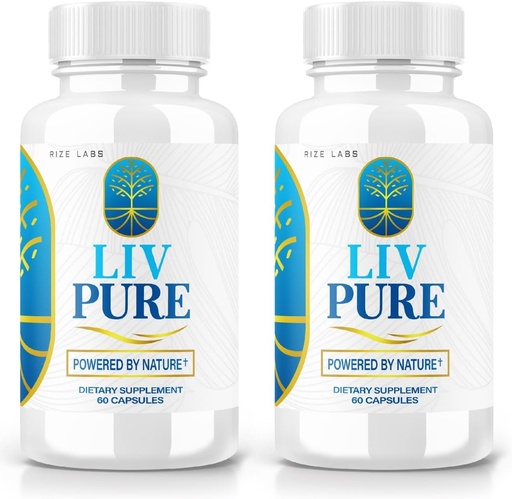 [BRSROZYLCEOR43Q2] rize labs - LivPure Powered by Nature - Advanced Formula - Pure Support Dietary Supplement for Liver Support, Extra Strength, Vegan, Liver Function Pills (120 Capsules)