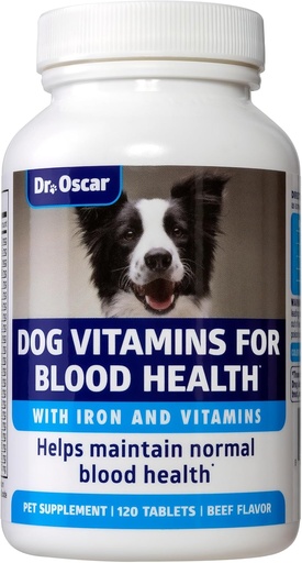 [BRSRMEAEDEMB63I4] 3in1 Blood Aid, Immunity & Energy for Dogs, Iron Add for Dogs, Qızıl Sağlamlıq, Normal Red Cells Levels və Normal Kloun funksiyası, 120 Tablets