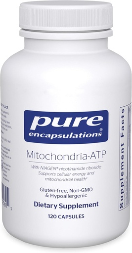[BRSWIZ3RBMPA2CLI] Sự hỗ trợ thuần túy của Mitochondria-ATP - Mitochoondrial - ASPAPAPAPAP C, E & Thiamin - hỗ trợ Antioxidant - 120 Capsules