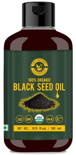 [BRSWYYAHBYPAECTO] Black Seed/Nigella Sativa/Kalonji Seeds Oil (10.15 fl oz), Virgin Cold-Pressed, Pure & Natural, No GMO, Untreated Black Seed Oil – Source of Thymoquinone & Omega 3,6 & 9