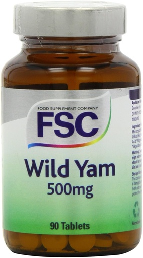 [BRSWI2YEOADWY3YZ] FSC 500mg Wild Yam - Pack of 90 Tablets