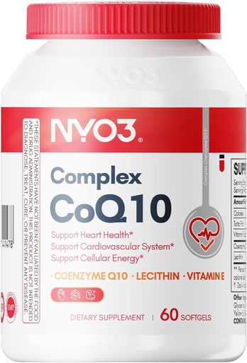[BRSRAAIZCMMRAHQ6] LecithinおよびビタミンE、超高吸収、心の健康及びエネルギーの生産、高いCoenzyme Q10の内容、グルテンフリー、非GMOの60日の供給のためのAntioxidantとのCoQ10 200mg
