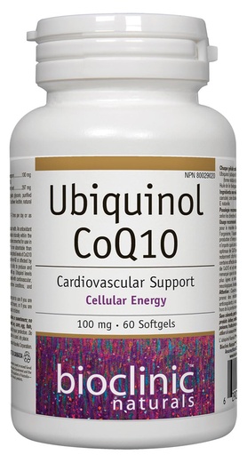 [BRSWI237ON6WI3LA] Bioclinic Naturals Ubiquinol Softgels, 60 Count
