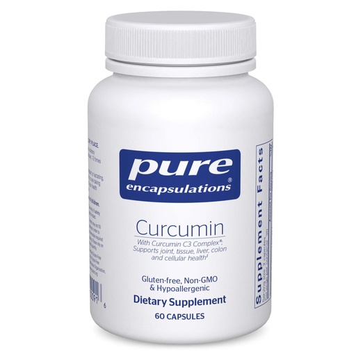 [BRSWIZD5CEIWAYDO] Pure Encapsulations Curcumin - 500 mg - Supports Joint Health & Liver Health - Curcuma Longa Capsule - Non-GMO & Vegan - 60 Capsules