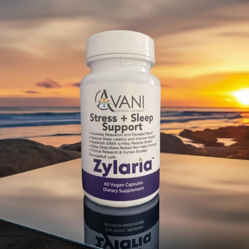 [BRSWY23RC55BQ2T7] Avani Health - Zylaria Plus Sleep Support - zZz Sleep Aid and Adrenal Fatigue Supplement - Fall Asleep Faster and Wake Up Less During The Night + 20:1 Valerian Root Extract - 60 Vegan Capsules