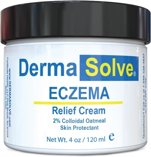 [BRSW2BT4OAPGO232] Dermasolve Full Body Eczema Relief Losion Cream - Fluare Control Therapy Balm, amely védi, nedvesíti, és javít Skin Kids, babák és felnőttek - Steroid mentes (4 Fl Oz, 1)