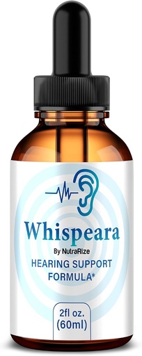 [BRSRABQOBADREDI2] Whispeara Drops - Official Whispeara to Support Healthy Hearing, Focus and Performance, All Natural Whispeara Hearing Support Formula, Premium Whispeara Gotas Review (30 Servings)