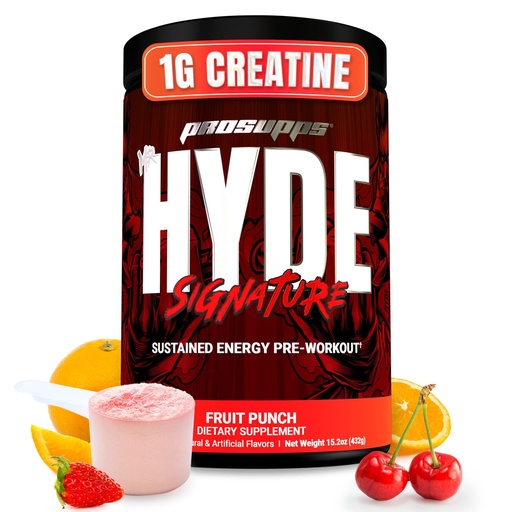 [BRSWYYIHOF5WCC3J] ProSupps Mr. Hyde Signature Pre Workout Powder with Creatine, Beta Alanine & Caffeine - Performance, Energy & Endurance - Clean Fitness & Gym Supplements for Men & Women (Fruit Punch, 60 Servings)